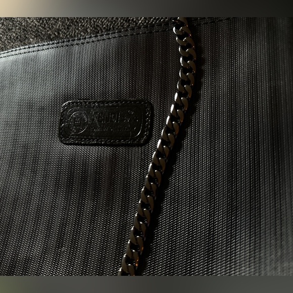 AUTH FENDI Vintage Black Crossbody Bag / Pouch Retrofitted Into Purse - Picture 5 of 6